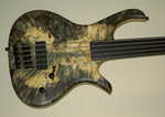 Jonas 5-String Fretless
Buckeye Burl Body-Top
